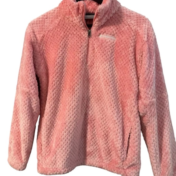 Columbia Pink Fleece Pullover Jacket - Picture 5 of 5